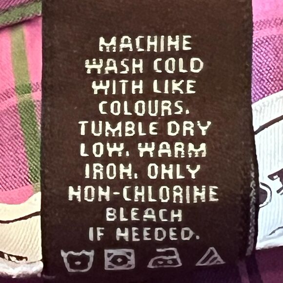 Bit & Bridle Pink Plaid Pearl Snap Top, Small - Picture 4 of 7